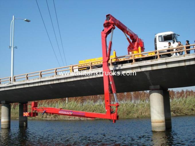 อุปกรณ์ตรวจสอบสะพานรถถังขนาด 6x4 16M Dongfeng Bridge สำหรับ DFL1250A9