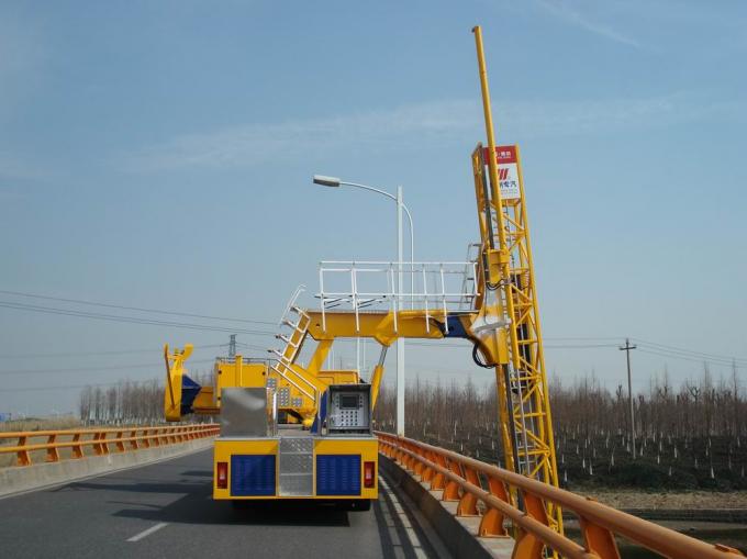 รถตรวจสอบสะพาน 8x4 Euro III / IV 22M พร้อมโครงเครื่องและโครง FAW
