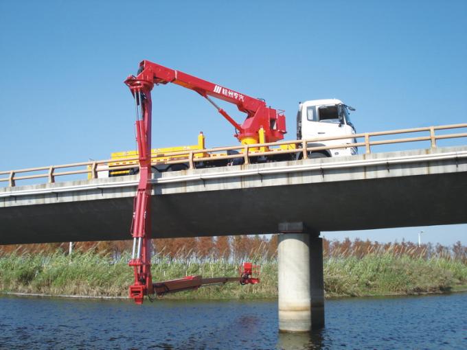 ประเภทของบูมภายใต้อุปกรณ์เชื่อมสะพาน Dongfeng chassis (Euro 4) 6x4 245HP / 270HP